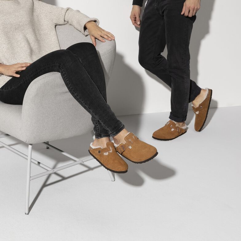 Boston Shearling Suede Leather Boston Shearling Suede Leather
