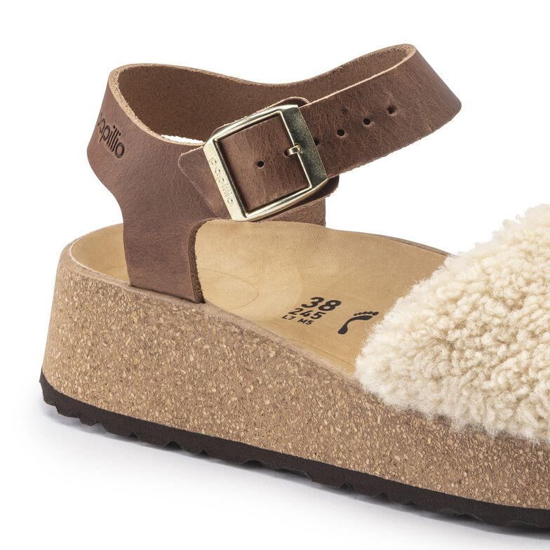 Glenda Natural Leather/Fur Glenda Natural Leather/Fur