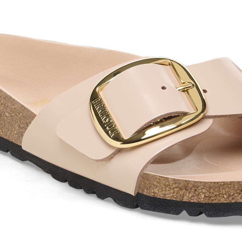 Madrid Big Buckle Natural Leather Patent Madrid Big Buckle Natural Leather Patent