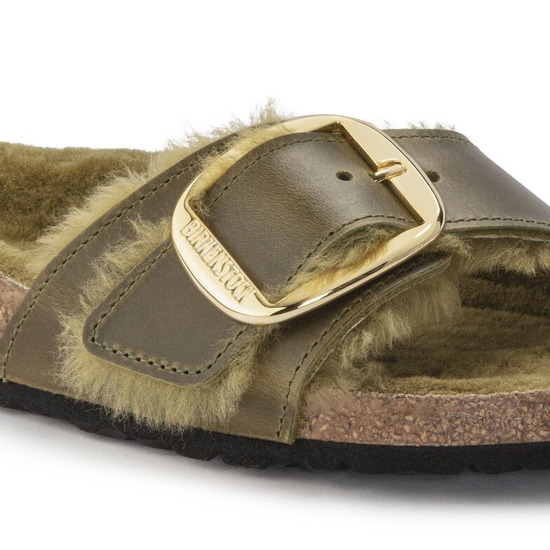 Madrid Big Buckle Shearling Natural Leather Oiled Madrid Big Buckle Shearling Natural Leather Oiled