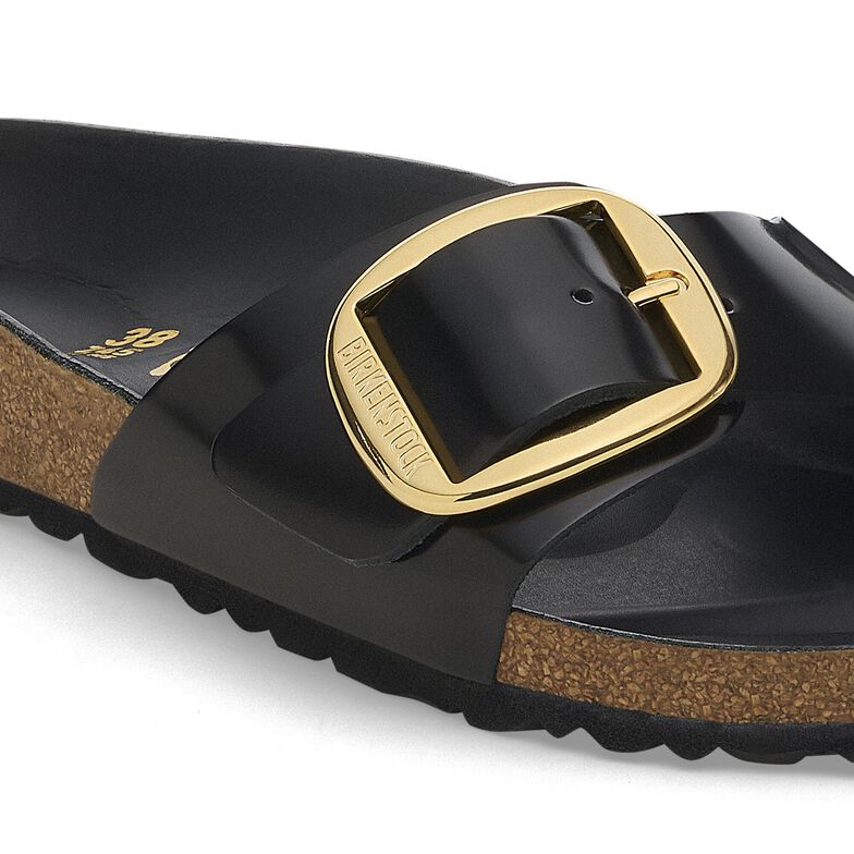 Madrid Big Buckle Natural Leather Patent Madrid Big Buckle Natural Leather Patent