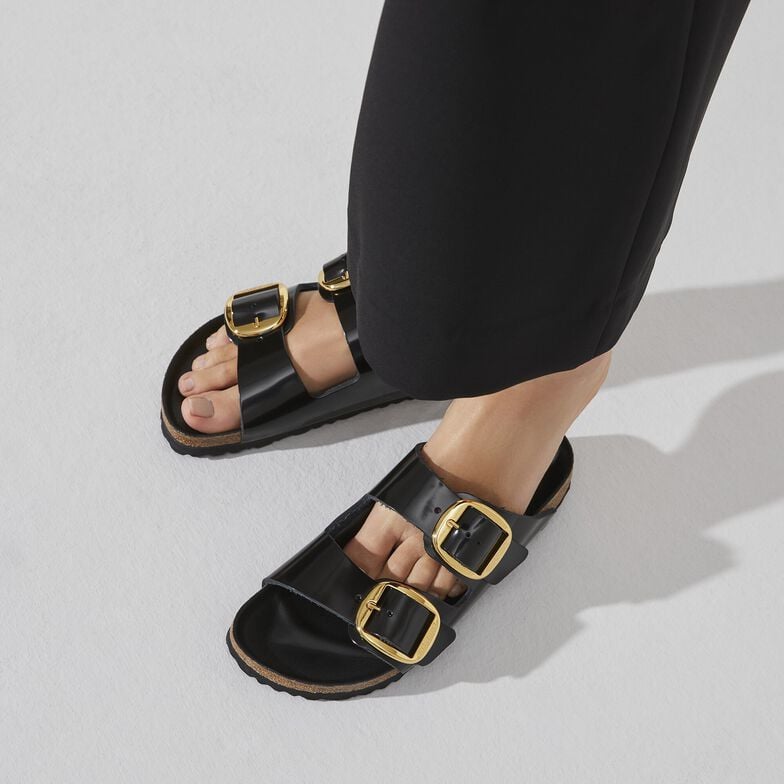 Arizona Big Buckle Natural Leather Patent Arizona Big Buckle Natural Leather Patent