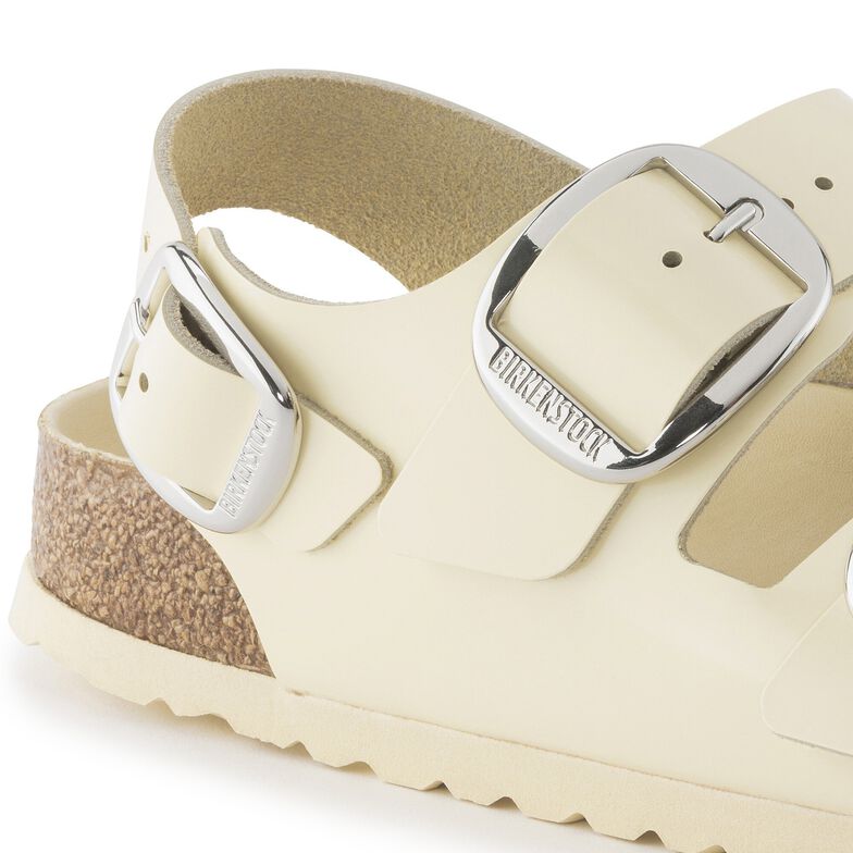 Milano Big Buckle Natural Leather Patent Milano Big Buckle Natural Leather Patent