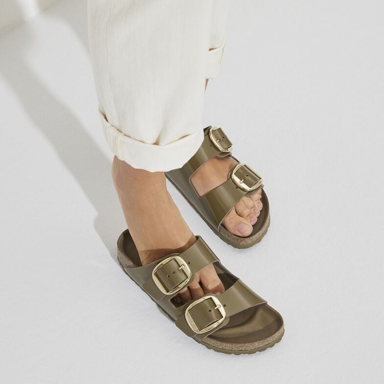 Arizona Big Buckle Natural Leather Patent Arizona Big Buckle Natural Leather Patent