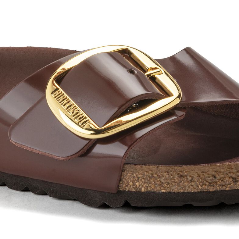 Madrid Big Buckle Natural Leather Patent Madrid Big Buckle Natural Leather Patent