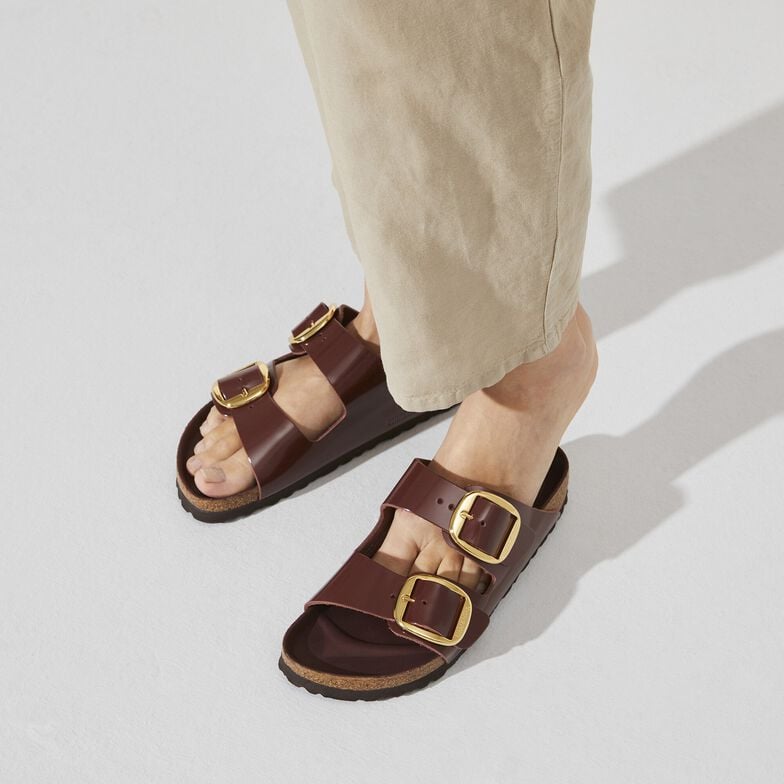 Arizona Big Buckle Natural Leather Patent Arizona Big Buckle Natural Leather Patent