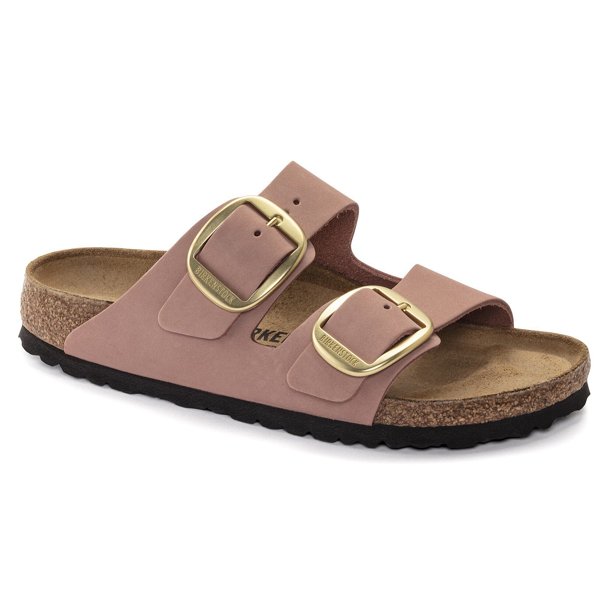 Arizona Big Buckle Nubuck Leather Old Rose BIRKENSTOCK