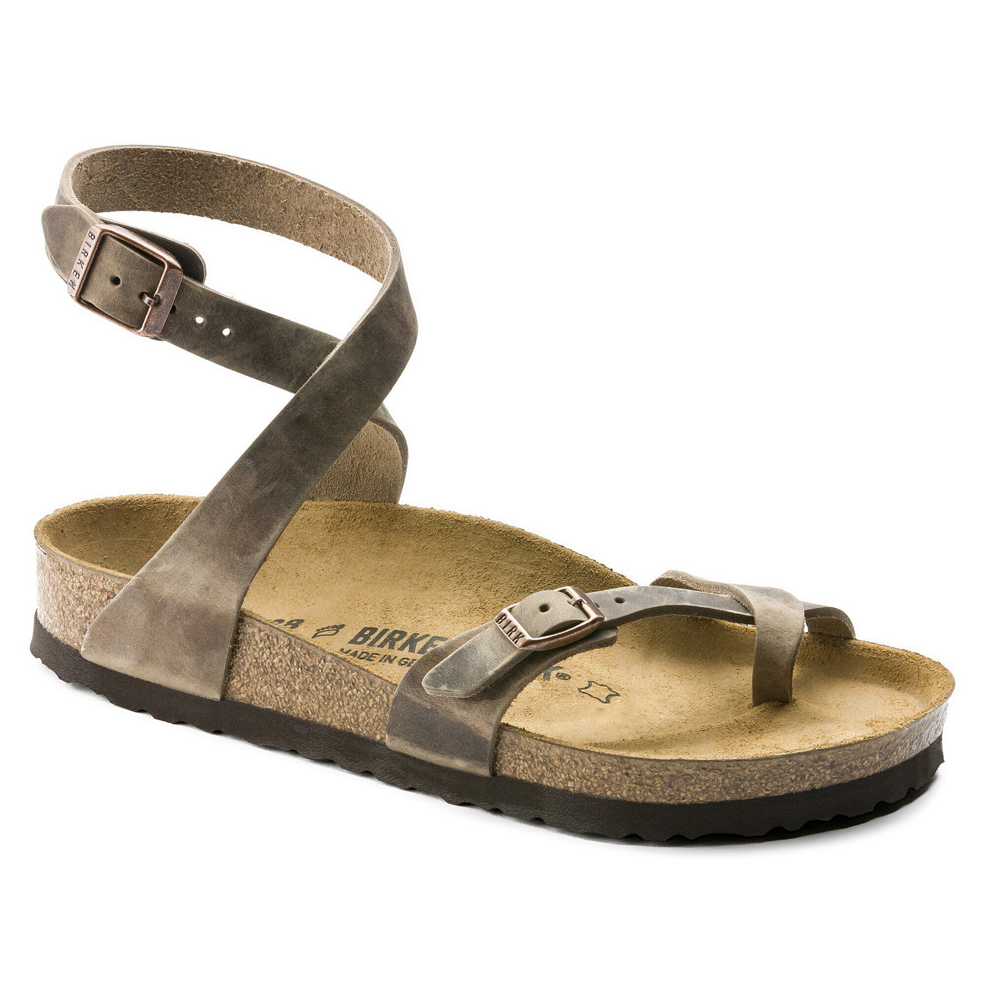 Birkenstock yara oiled leather tobacco sales