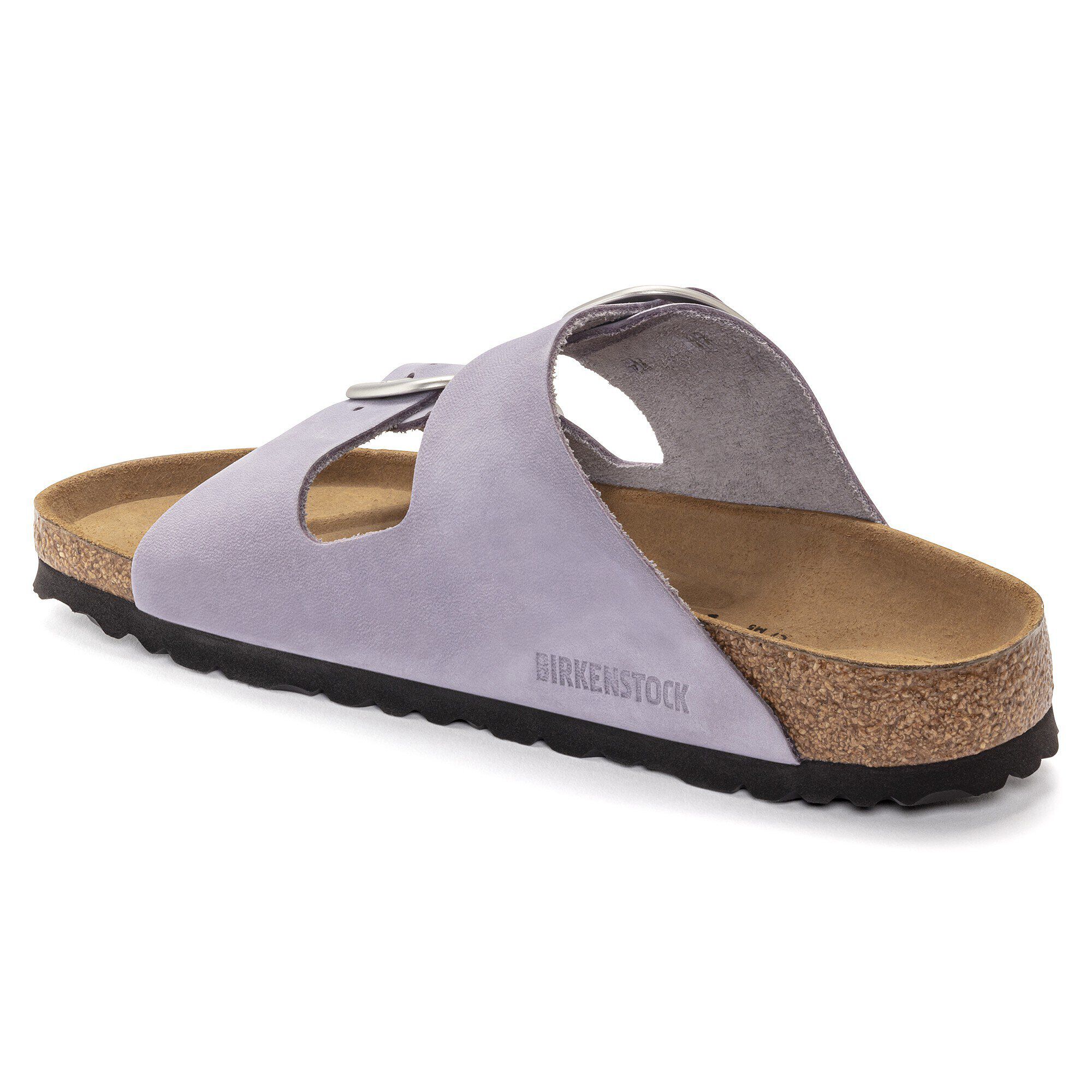 Arizona Big Buckle Nubuck Leather Purple Fog BIRKENSTOCK