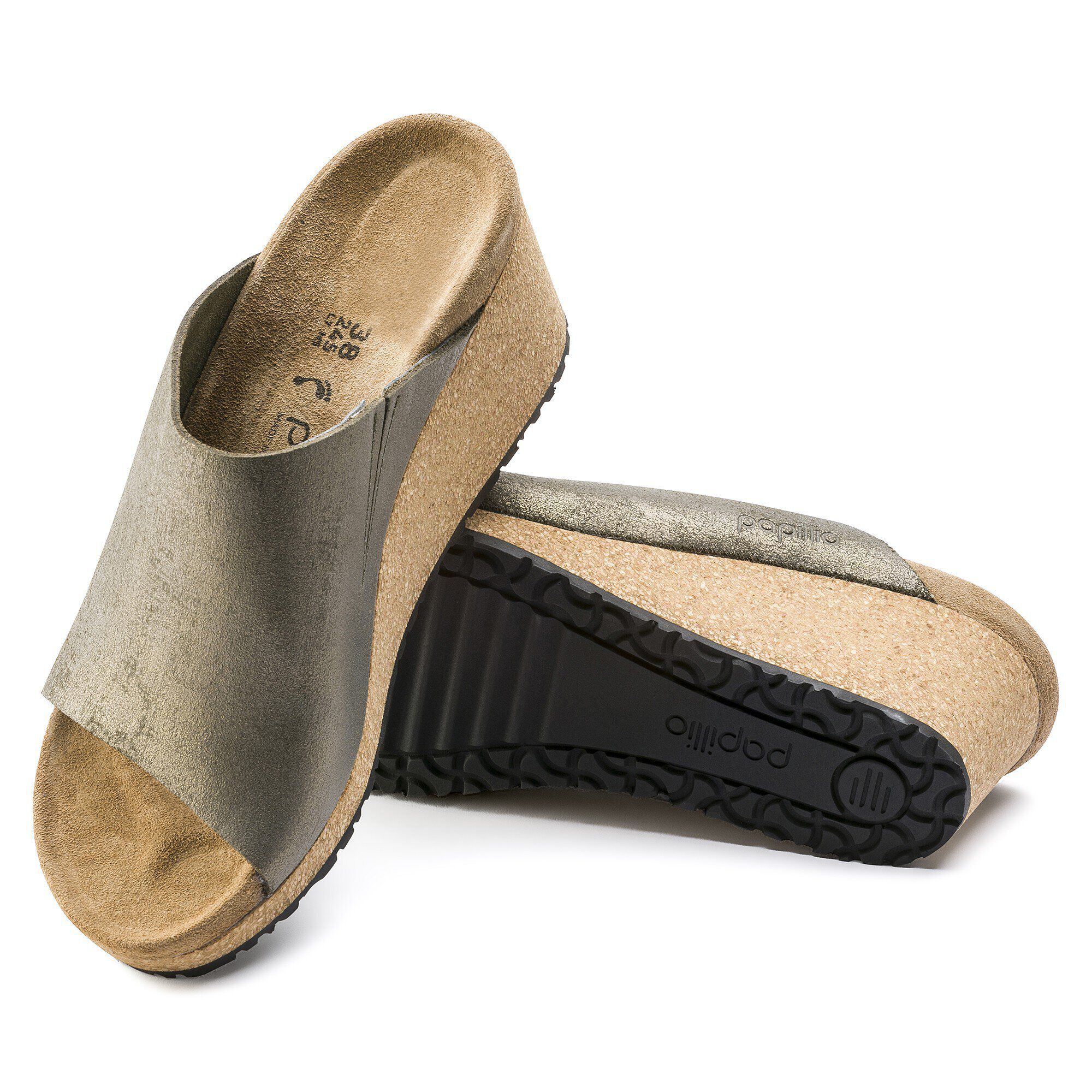 Birkenstock washed metallic gold top