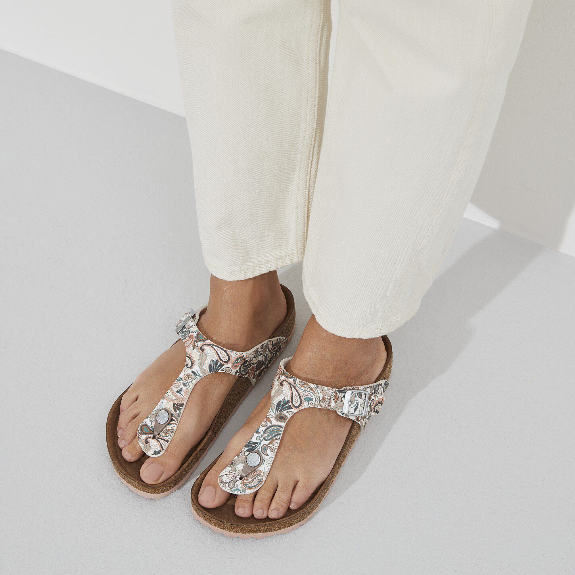 Gizeh Birko Flor Paisley Light Rose BIRKENSTOCK