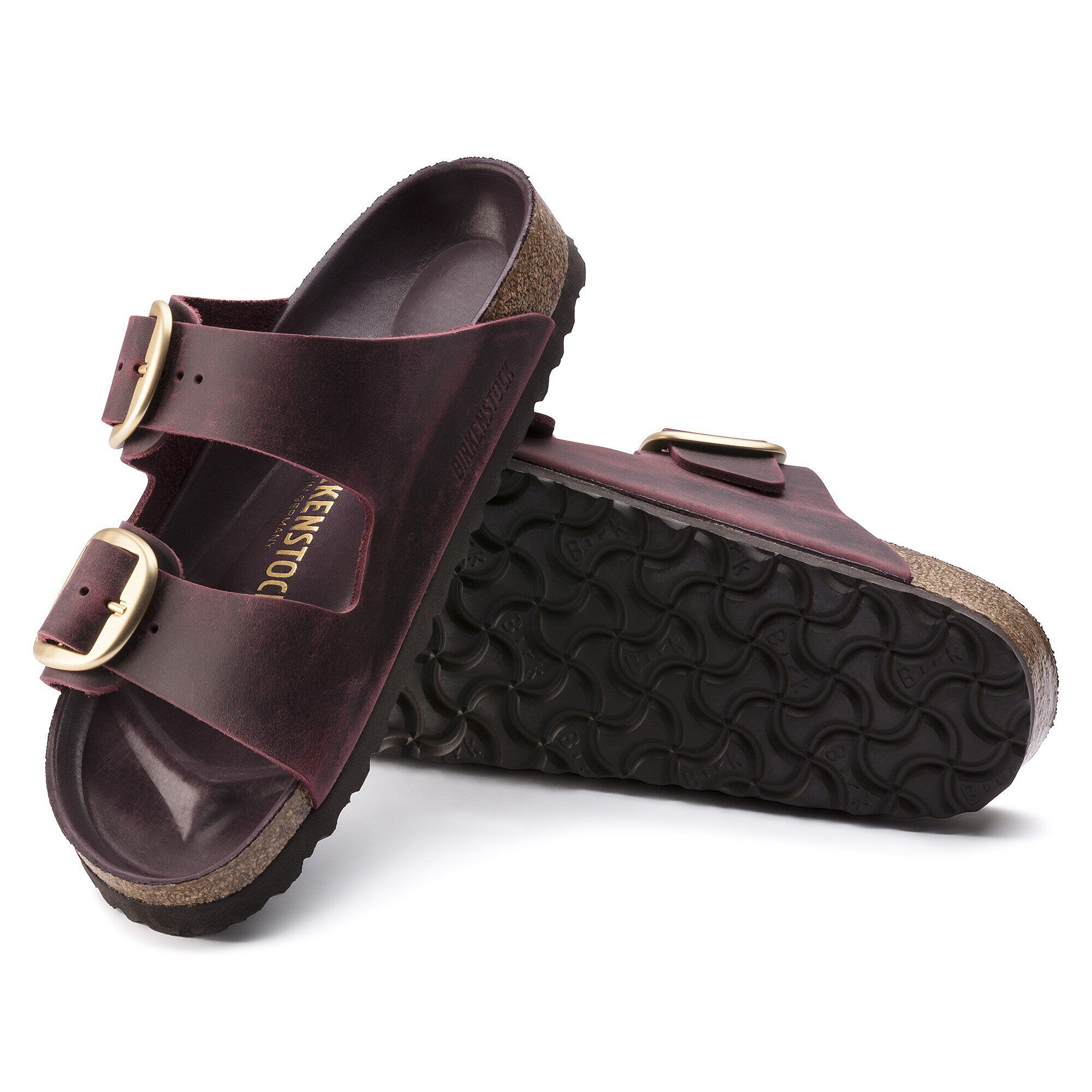Birkenstock arizona oiled leather zinfandel discount