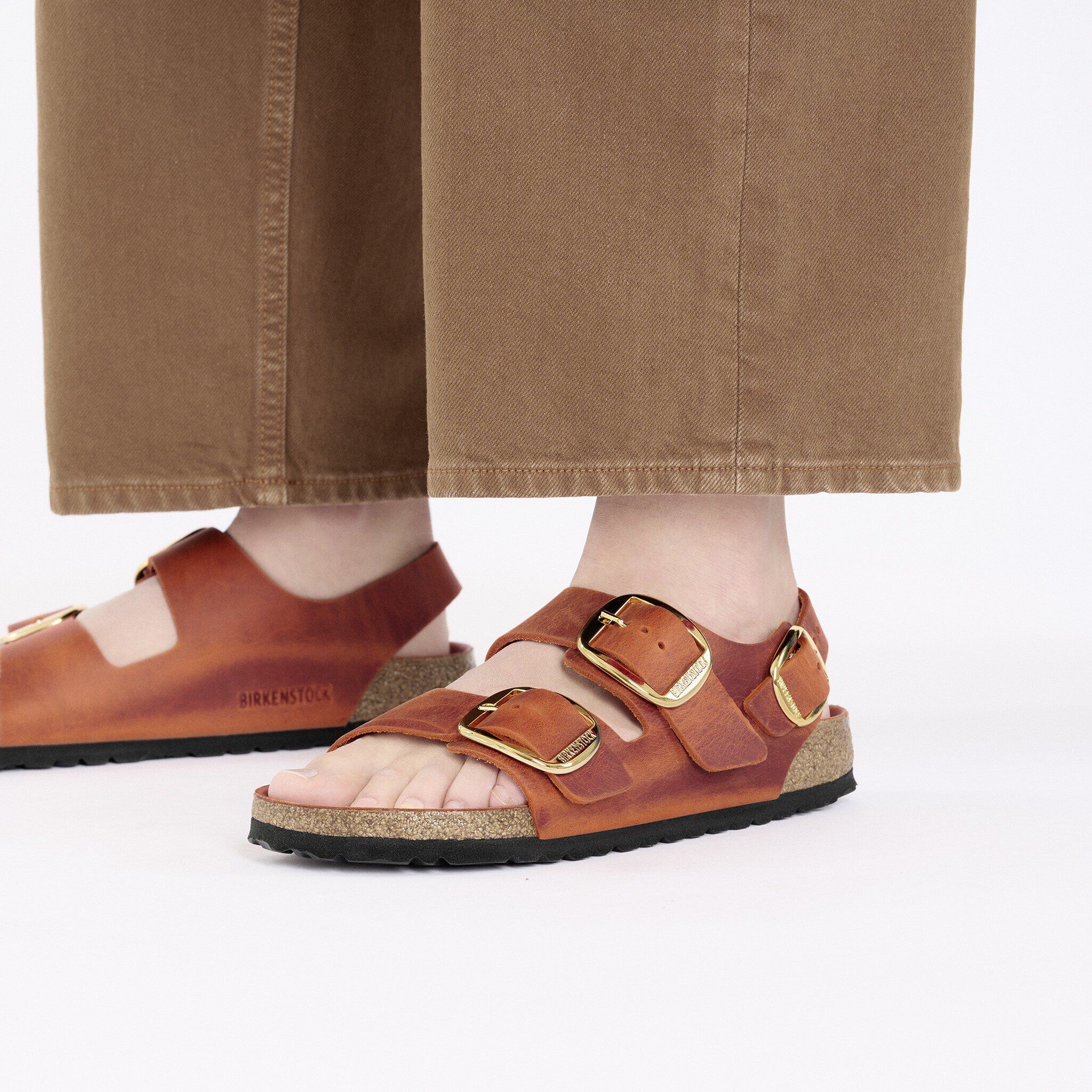 Milano Big Buckle Natural Leather Oiled