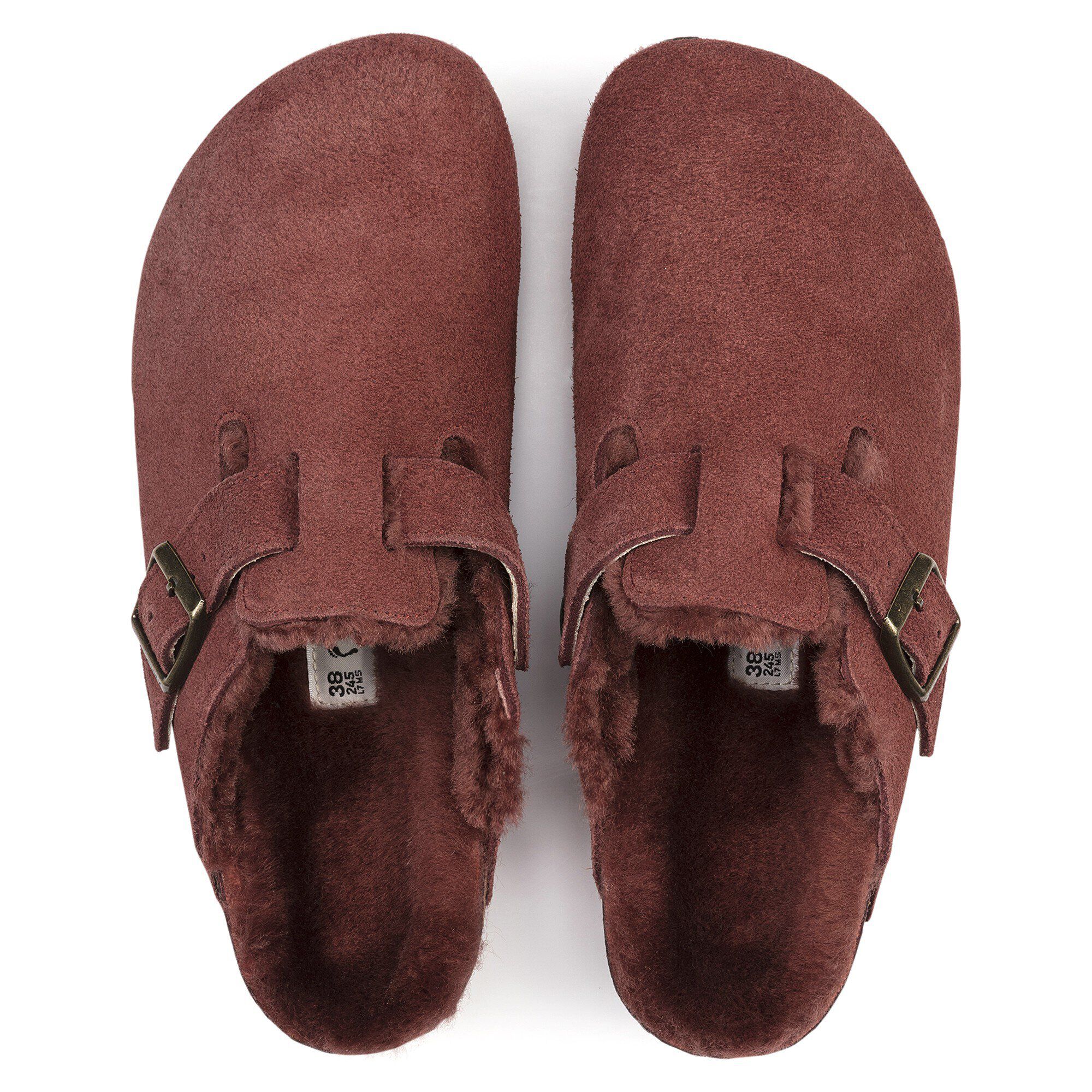 Boston Shearling Suede Leather
