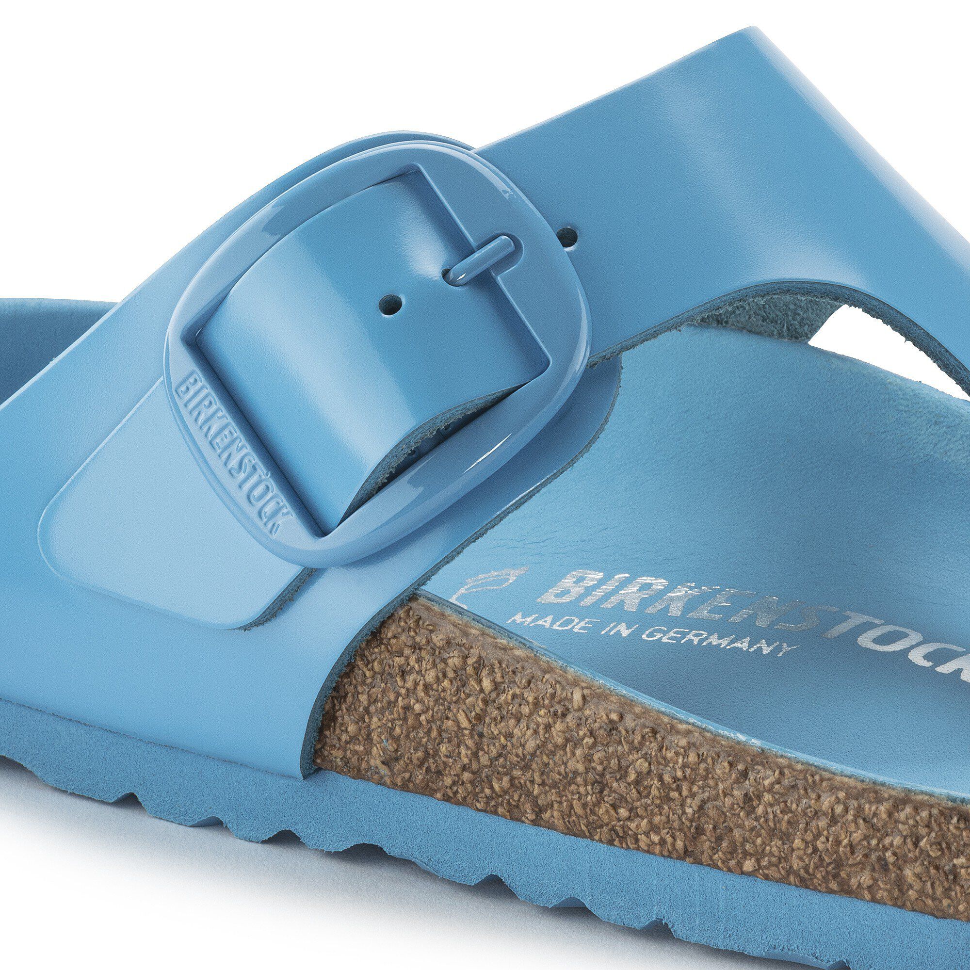 Gizeh Big Buckle Natural Leather Patent