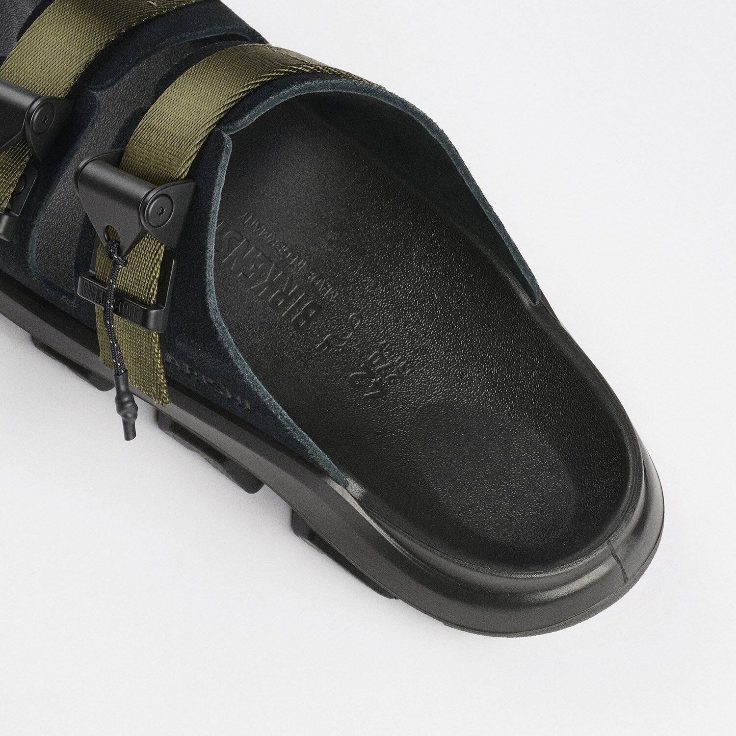 Mogami Terra Tech Nubuck Leather-Textile Close-up view showing material detail