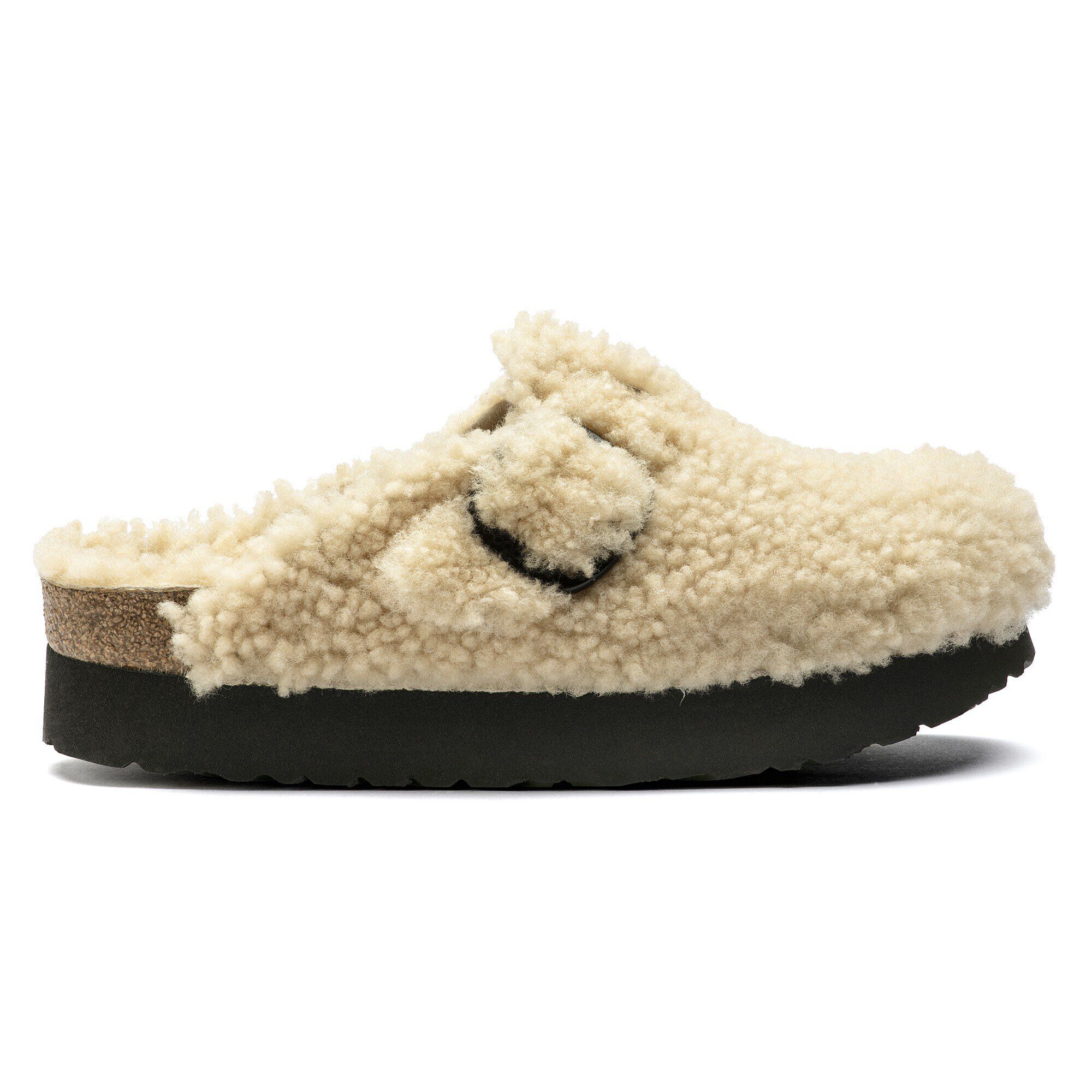 Boston Big Buckle Platform Fur