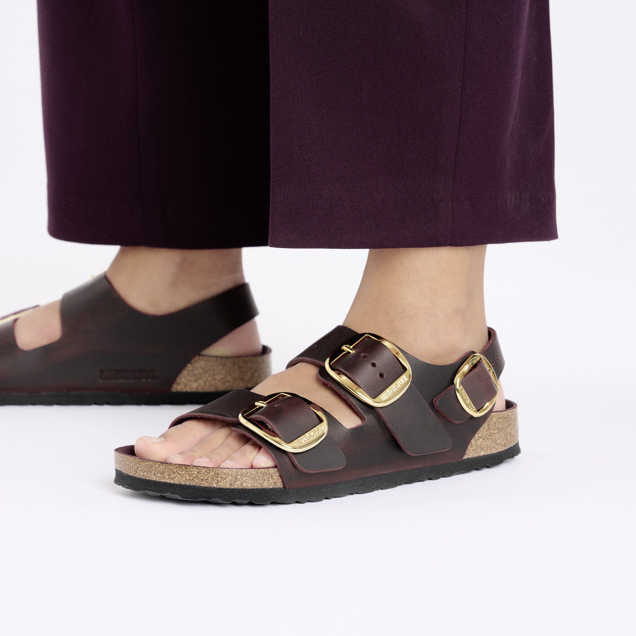 Milano Big Buckle Natural Leather Oiled