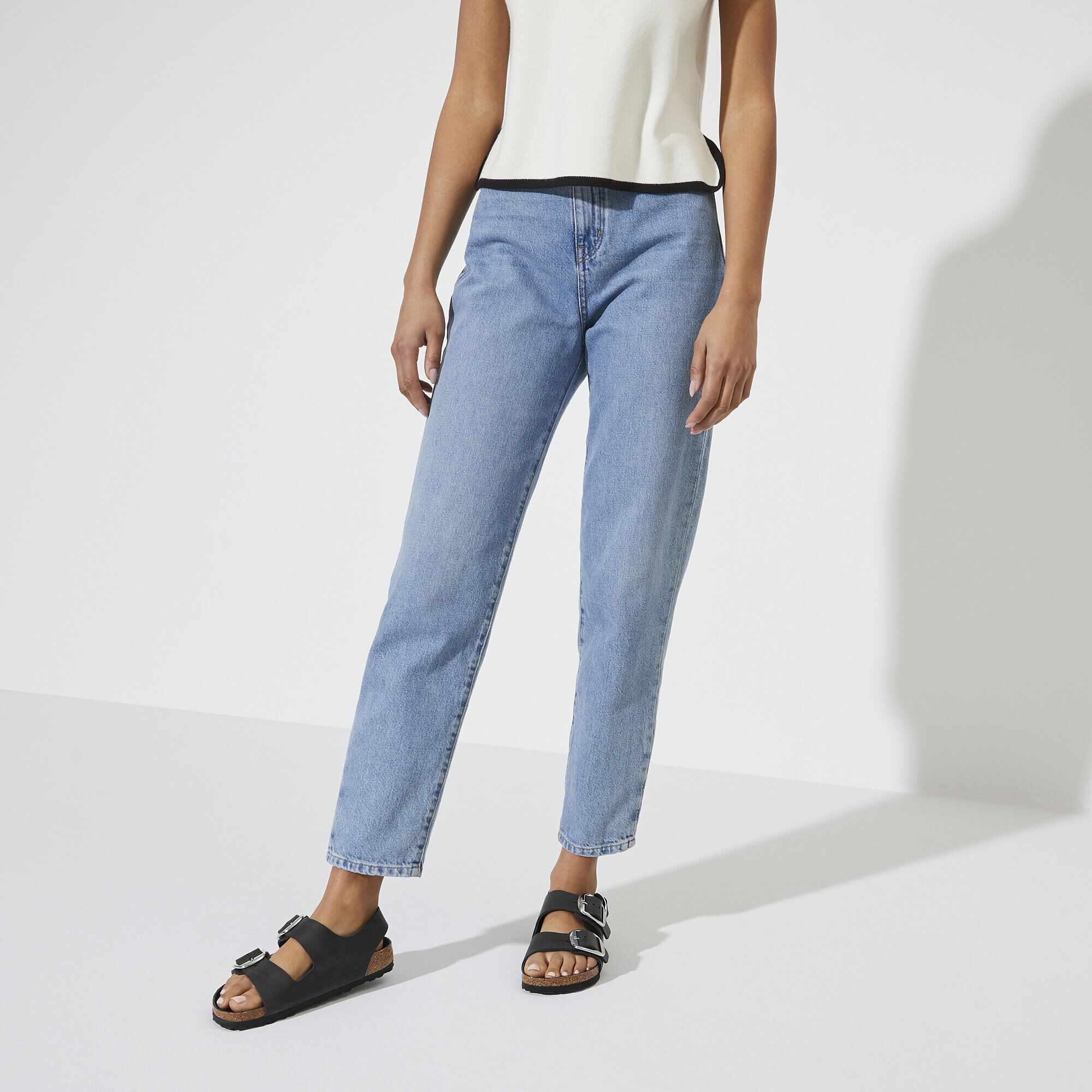 Milano Big Buckle Natural Leather Oiled