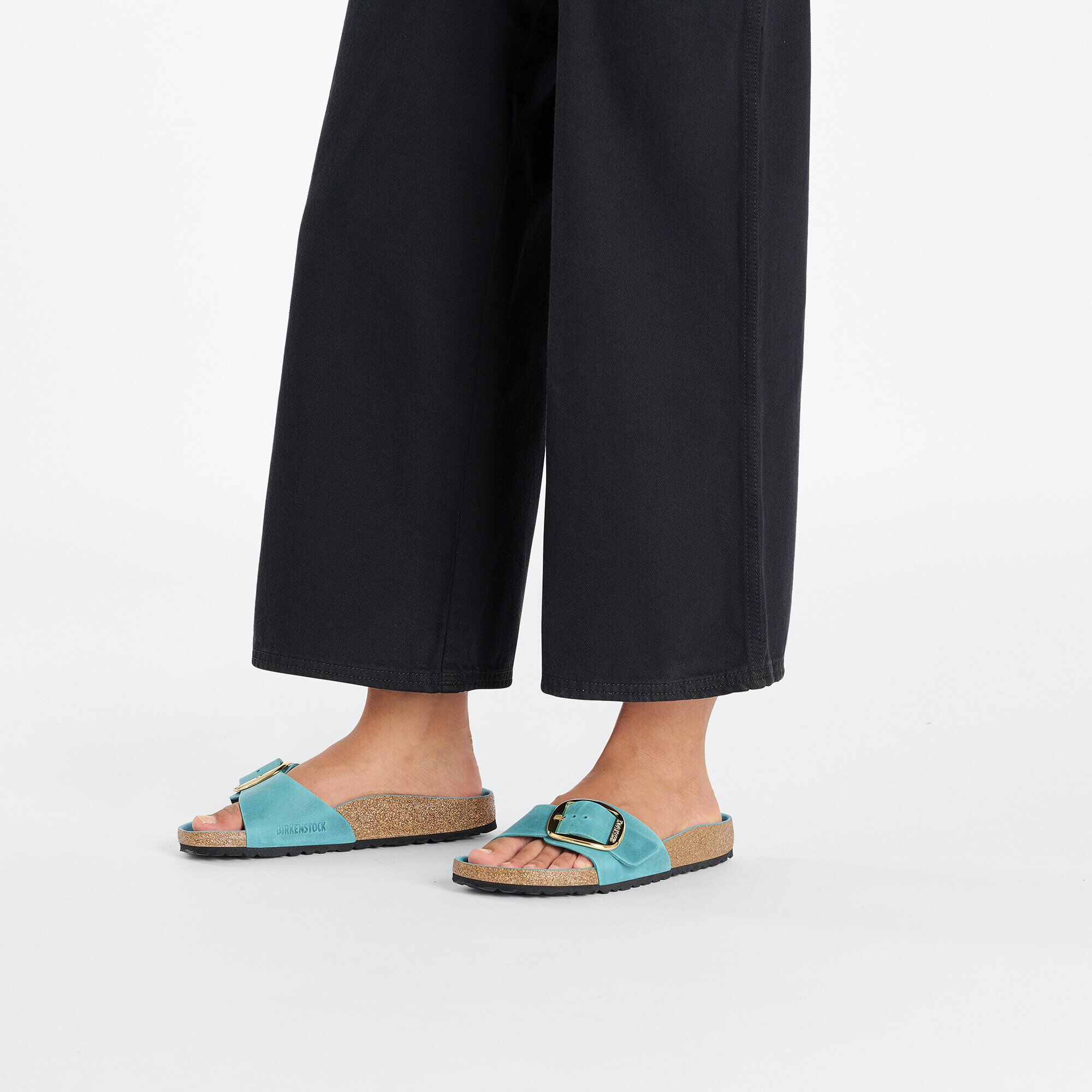 Madrid Big Buckle Natural Leather Oiled