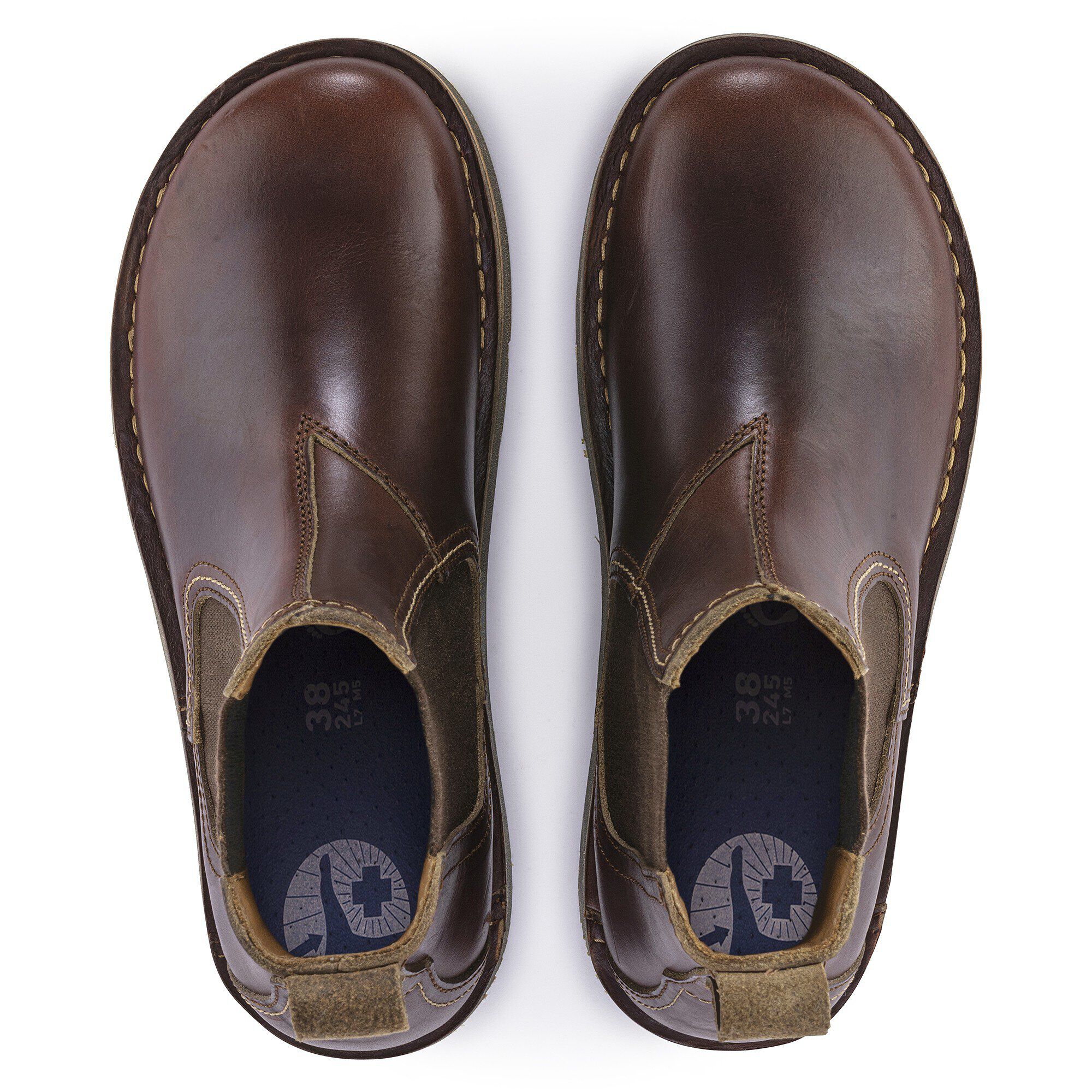 Birmingham Slip On Women Natural Leather Oiled