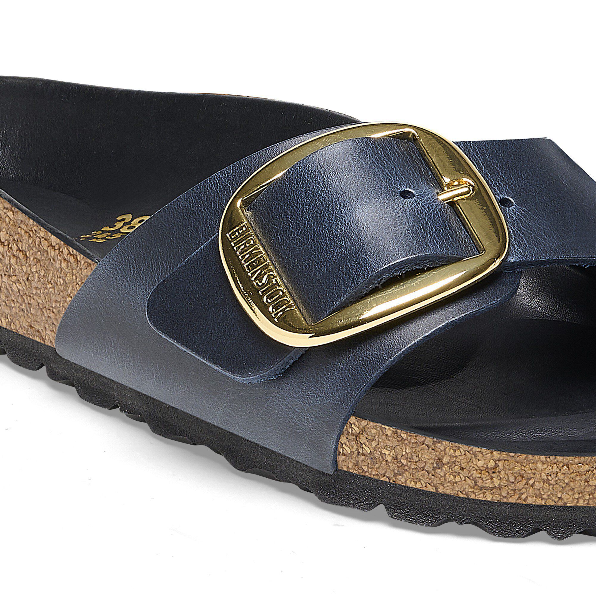 Madrid Big Buckle Natural Leather Oiled