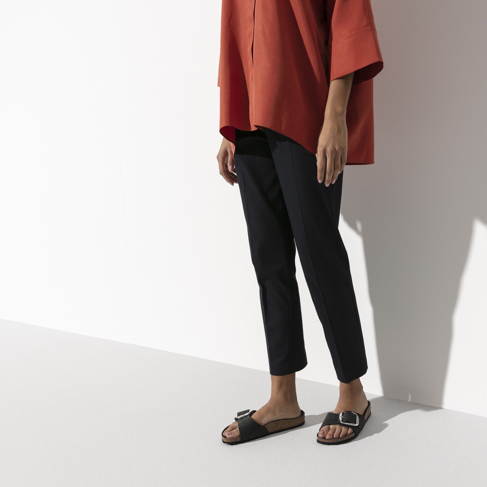 Madrid Big Buckle Natural Leather Oiled