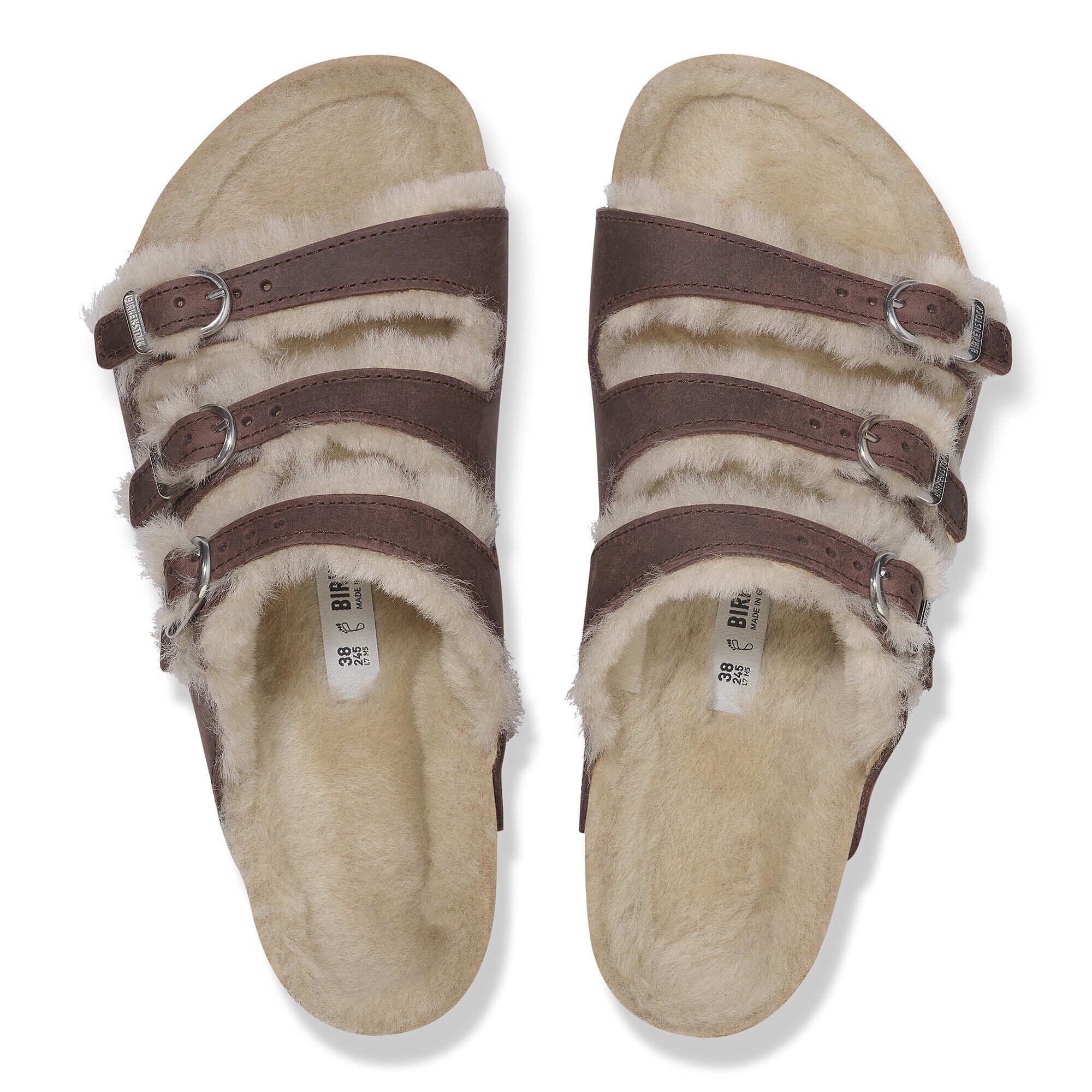 Florida Fresh Shearling Natural Leather Oiled