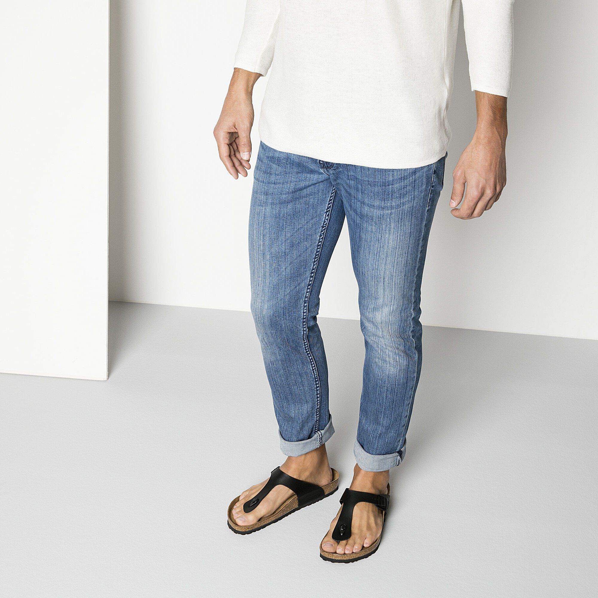   Close-up with a male model