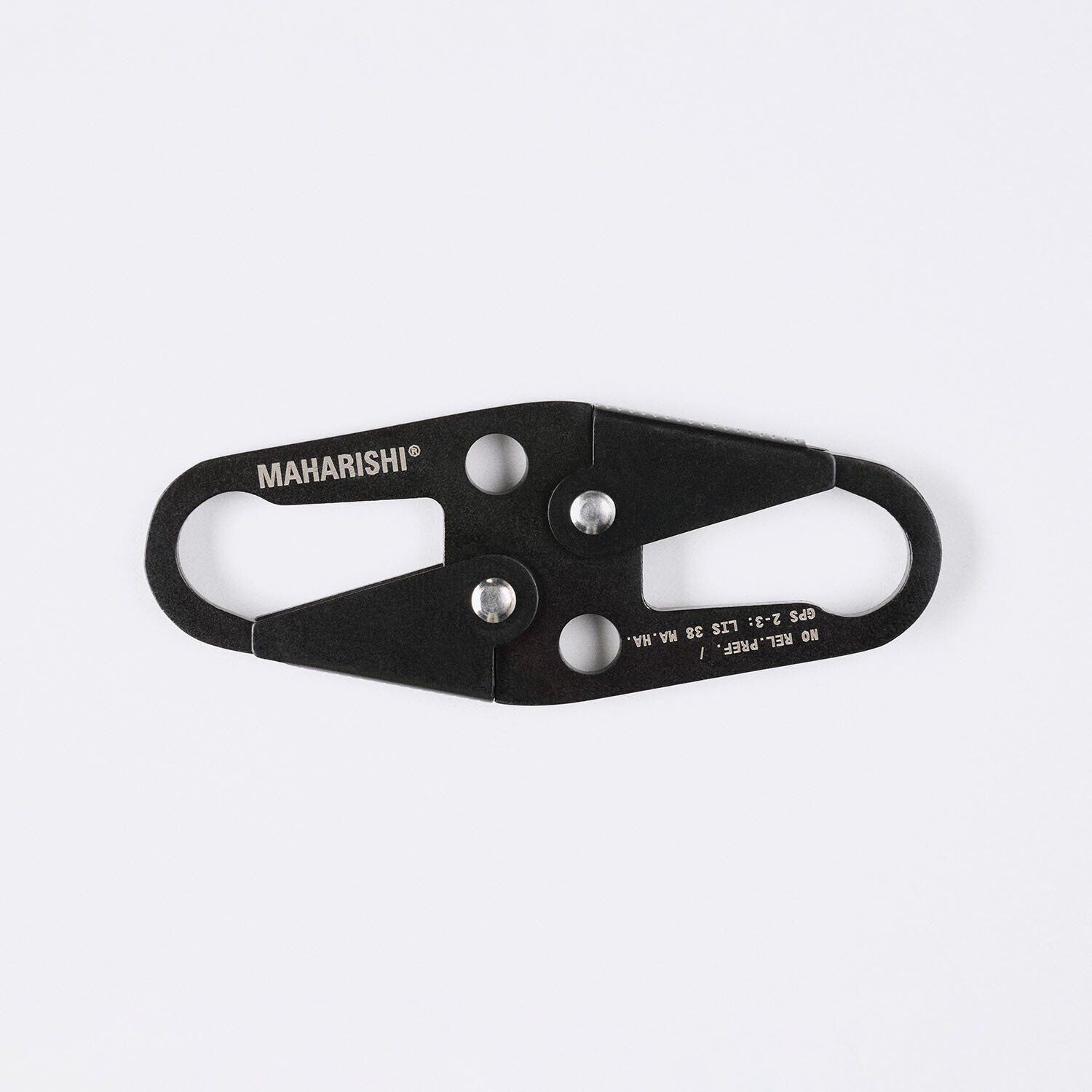 Maharishi Pack Nubuck Leather-Textile Close-up view showing material detail