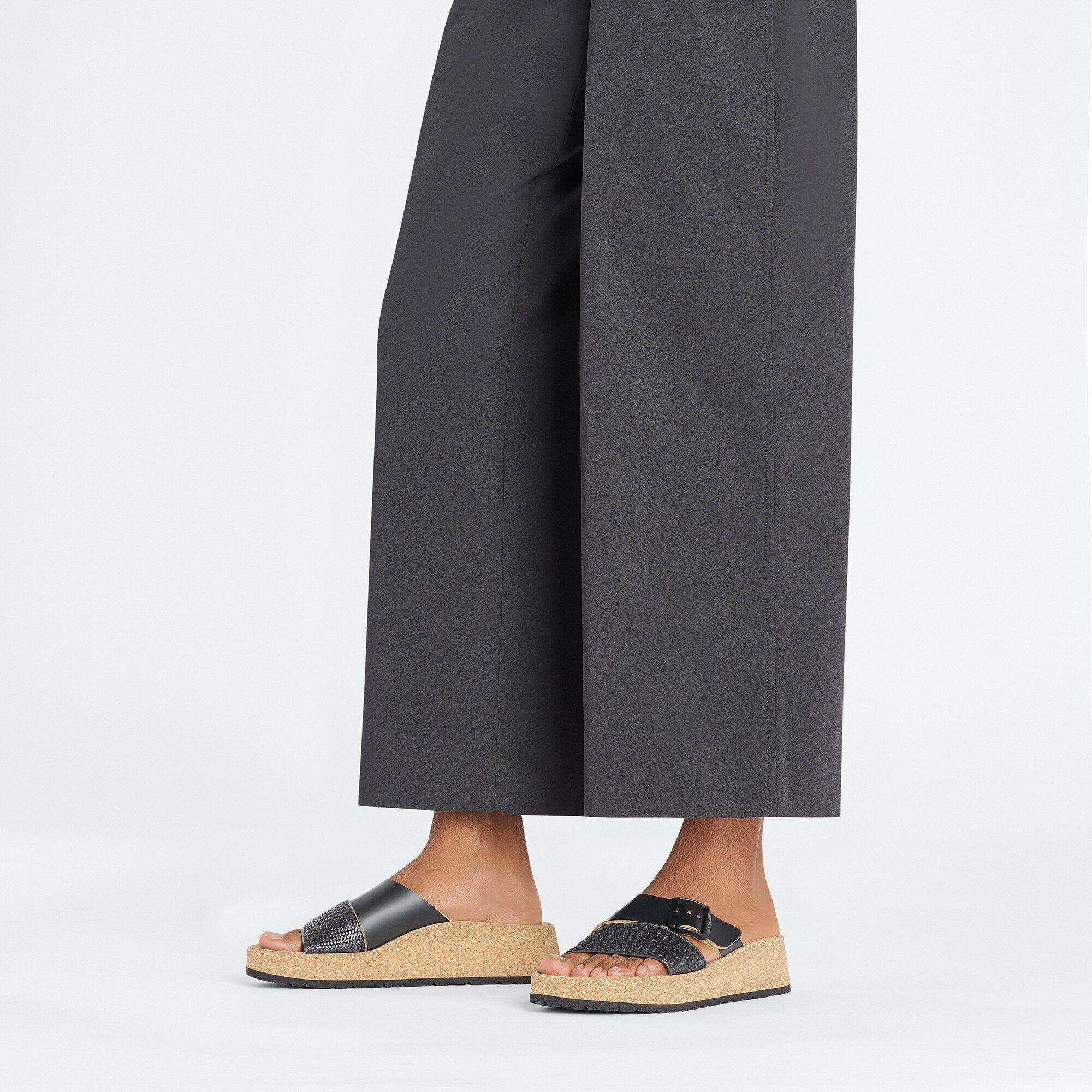 Almina Raffia Natural Leather/Synthetics