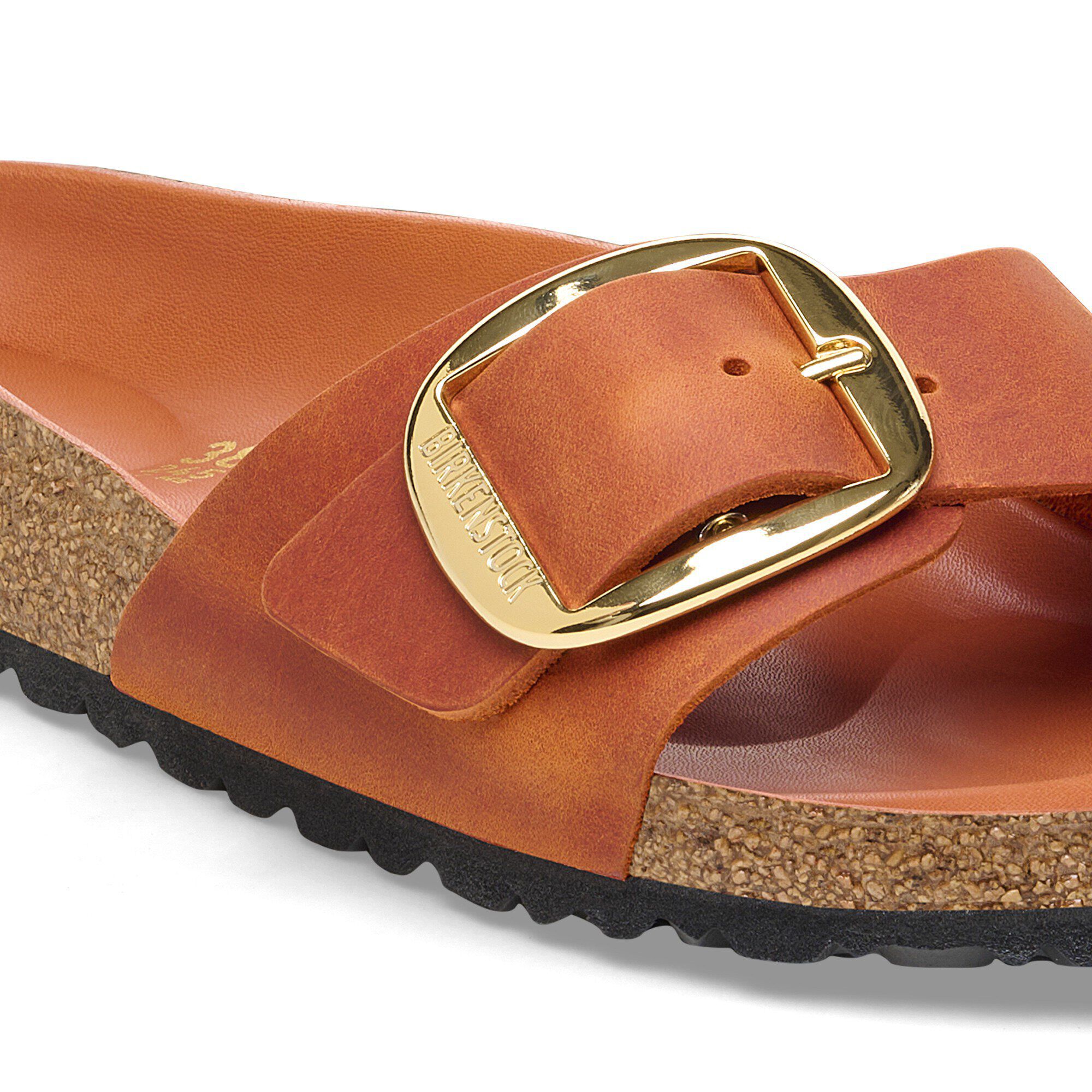 Madrid Big Buckle Natural Leather Oiled