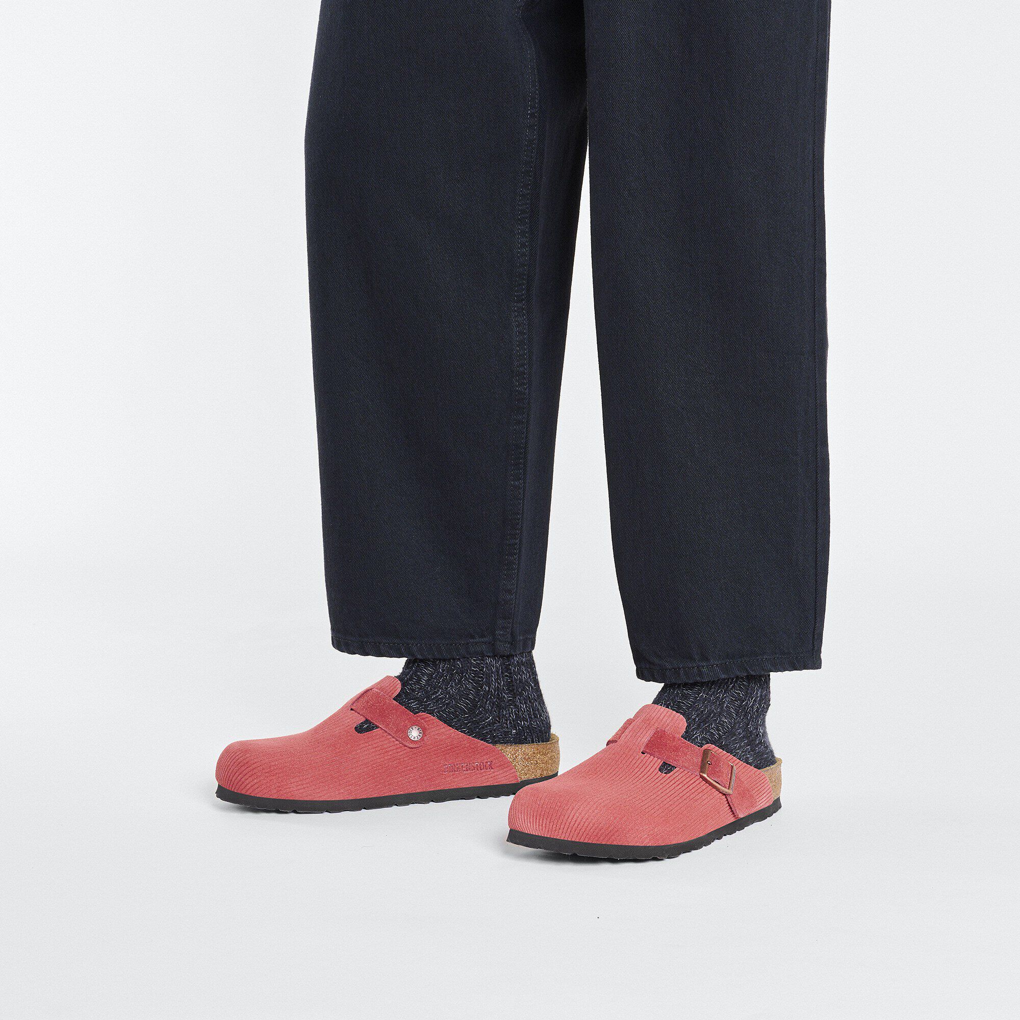 Boston Suede Leather Embossed