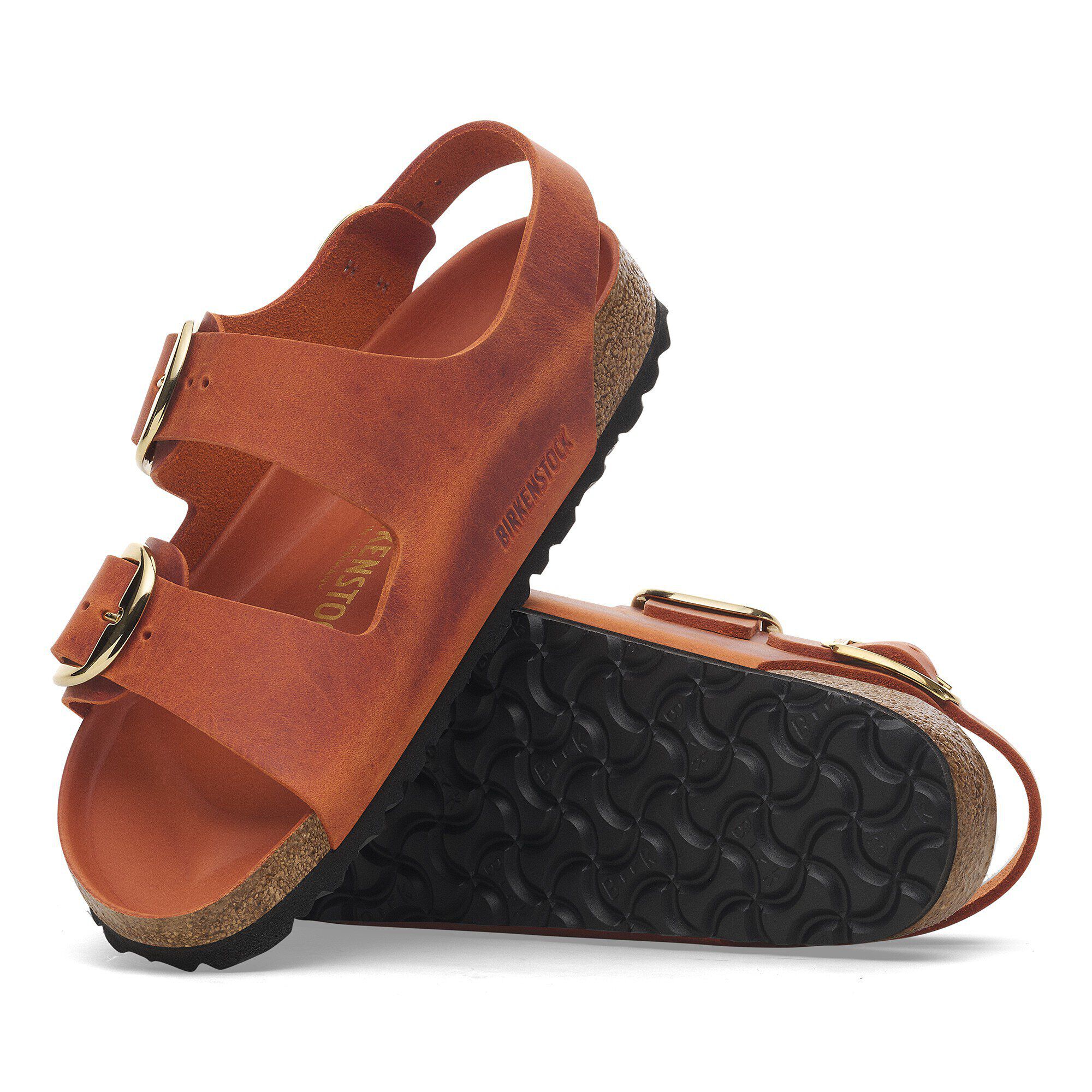 Milano Big Buckle Natural Leather Oiled