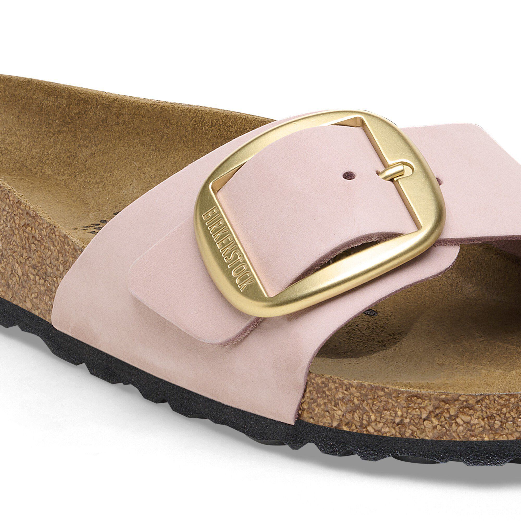 Madrid Big Buckle Nubuk Leather