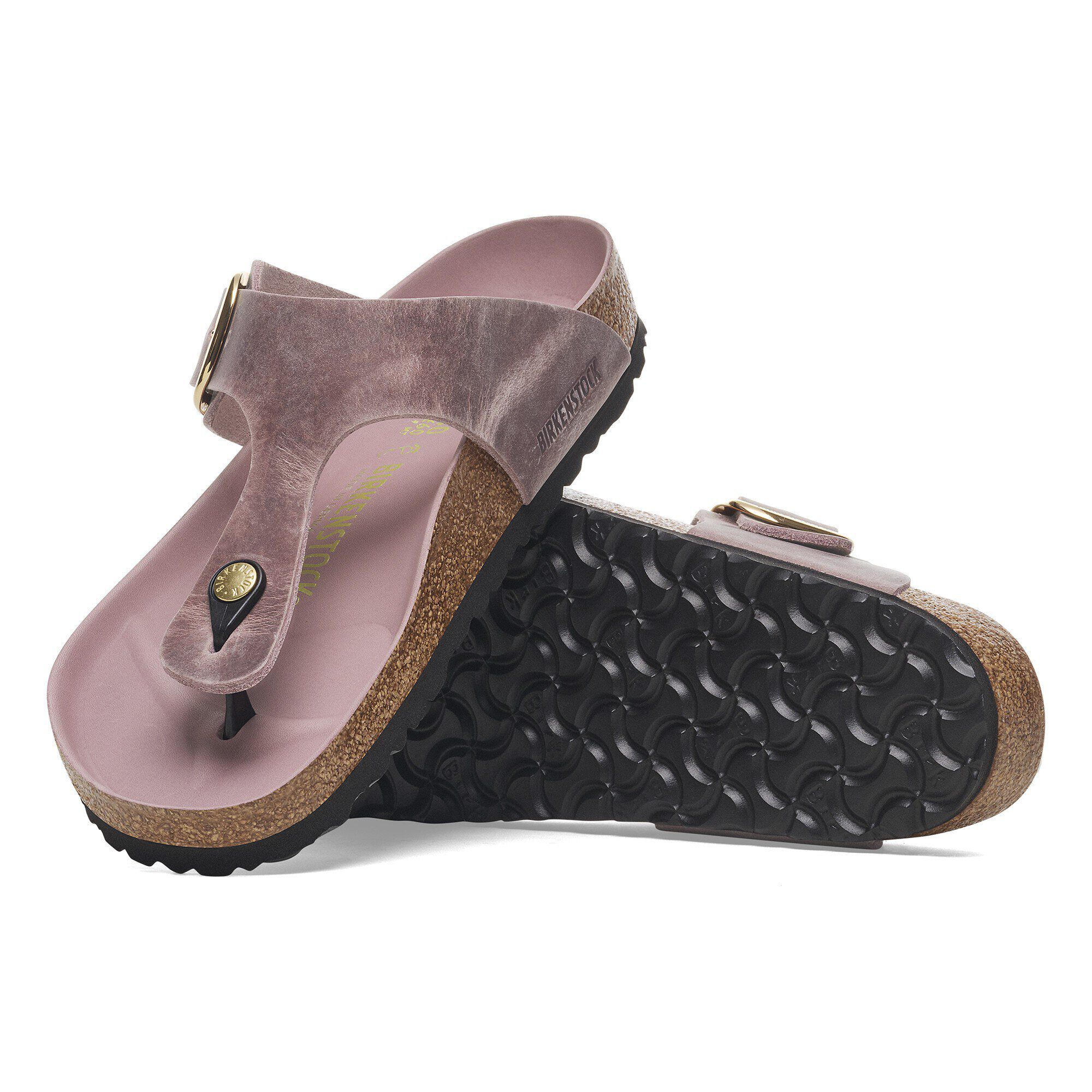 Gizeh Big Buckle Natural Leather Oiled